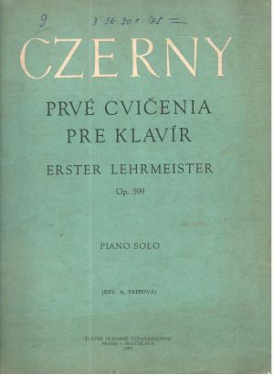 Prvé cvičenia pre klavír - Czerny C.