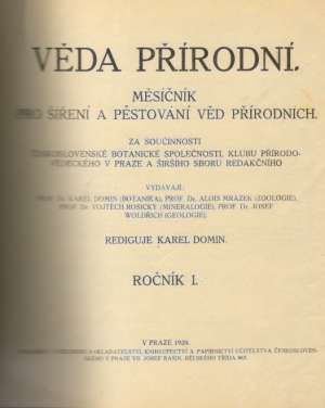VĚDA PŘÍRODNÍ Ročník I. /Zviazané/ - Domin K.