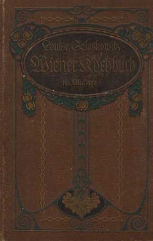 WIENER KOCHBUCH - Seleskowitz L.