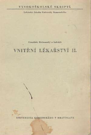 VNITŘNÍ LÉKAŘSTVÍ II. - Heřmanský František a kolektív