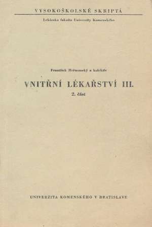 VNITŘNÍ LÉKAŘSTVÍ III. 2. ČÁST - Heřmanský František a kolektív