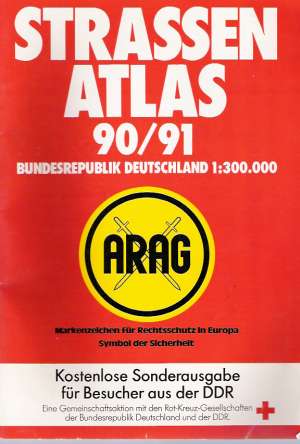 Strassenatlas - Bundesrepublik Deutschland 90/91 - Kolektív autorov