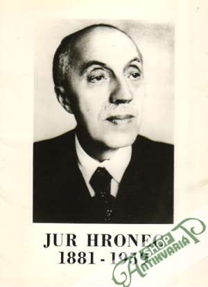 Jur Hronec /1881-1959/ - Kolektív autorov