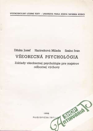 Všeobecná psychológia - Džuka Jozef