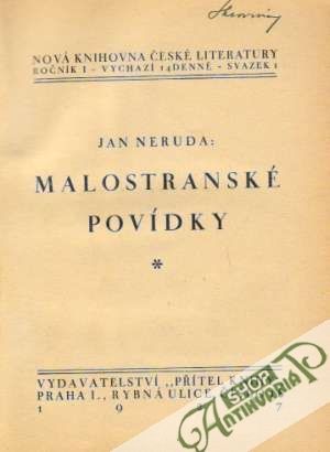 Malostranské povídky - Neruda Jan