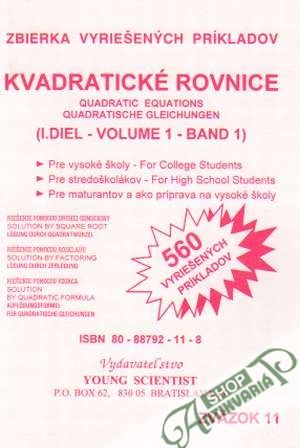 Kvadratické rovnice I.diel - Olejár Marián