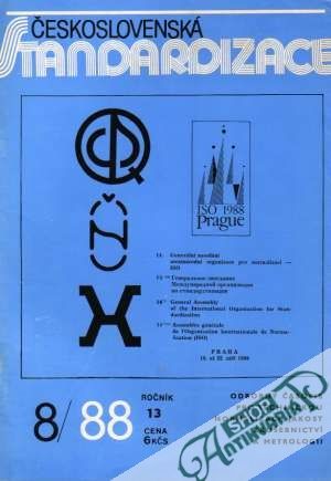 Československá standardizace roč.13, číslo 8/1988 - Kolektív autorov