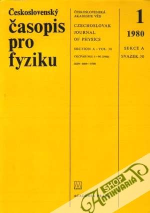 Československý časopis pro fyziku 1980 - Kolektív autorov