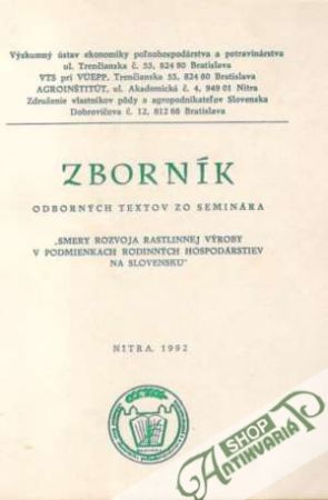 Zborník odborných textov zo seminára - Kolektív autorov