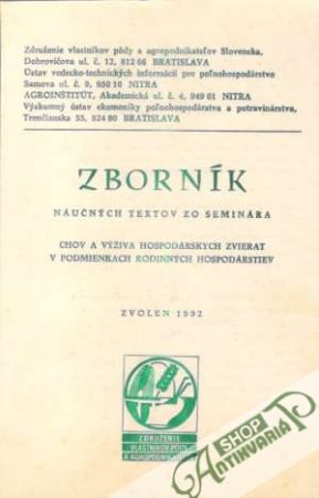 Zborník náučných textov zo seminára - Kolektív autorov