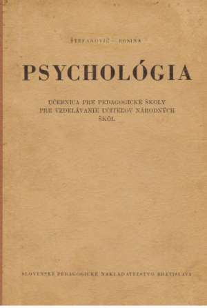 Psychológia - Štefanovič, Rosina