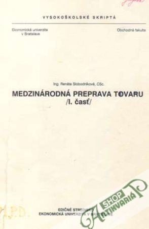 Medzinárodná preprava tovaru I. - Slobodníková Renáta