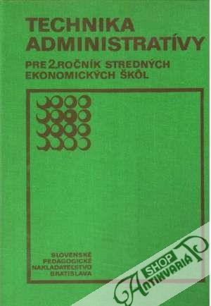 Technika administratívy pre 2. ročník SEŠ - Kolektív autorov