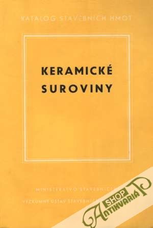Keramické suroviny - Kolektív autorov