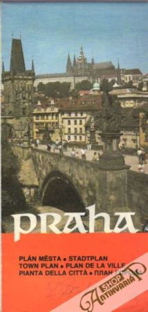 Praha  - Plán města - Kolektív autorov