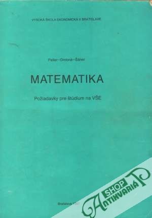 Matematika - Peller,  Drobná, Šáner
