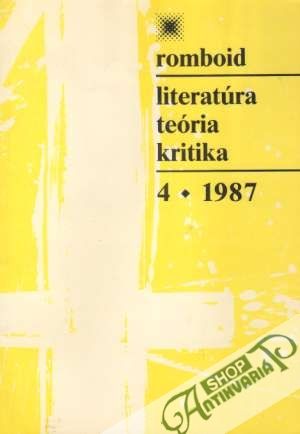 Romboid 4/1987 - Kolektív autorov