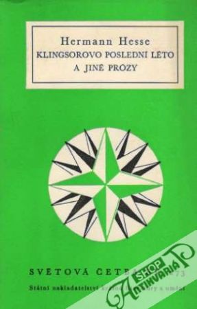 Klingsorovo poslední léto a jiné prózy - Hesse Hermann