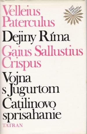 Dejiny Ríma, Vojna s jogurtom, Catilinovo sprisahanie - Paterculus, Crispus