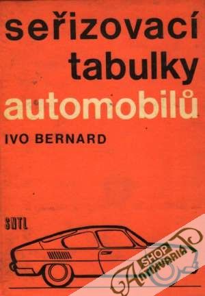 Seřizovací tabulky automobilú - Bernard Ivo