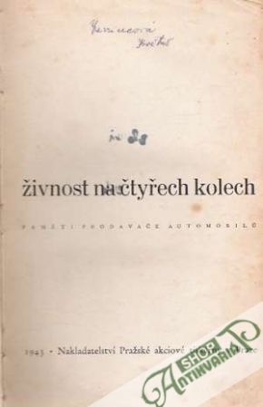 Živnost na čtyřech kolech - Jager Richard