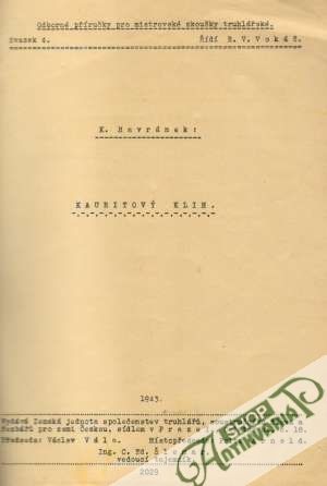 Kauritový klih - Havránek K.