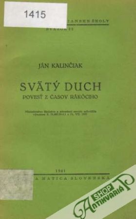 Svätý duch - Kalinčiak Ján