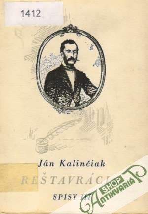 Spisy III. - Reštavrácia - Kalinčiak Ján