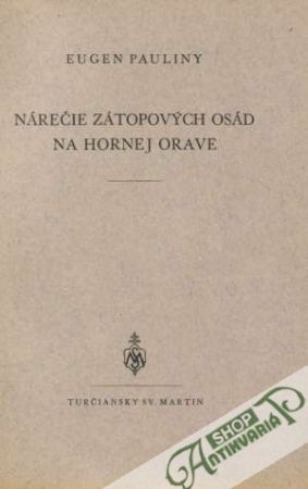 Nárečie zátopových osád na Hornej Orave - Pauliny Eugen