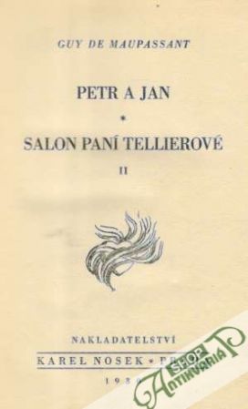 Petr a Jan, Salon paní Tellierové II. - Maupassant Guy