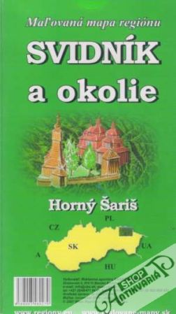 Maľovaná mapa regiónu Svidník a okolie - Kolektív autorov