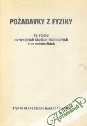 Požadavky z fyziky - Šantavý Ivan a kolektív