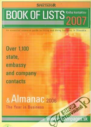 Book of Lists-Kniha kontaktov 2007 - Kolektív autorov
