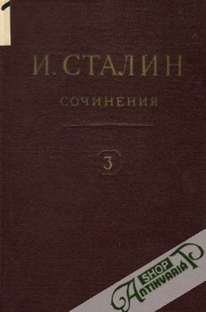Sačinenja 3. - Stalin Josif Vissarionovič
