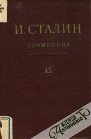 Sačinenja 13. - Stalin Josif Vissarionovič