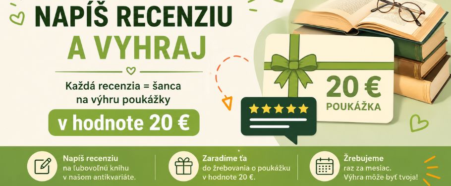 20 € kupón za recenziu každý mesiac